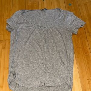 Charlotte Russe Light Grey Loose Fitting Top
